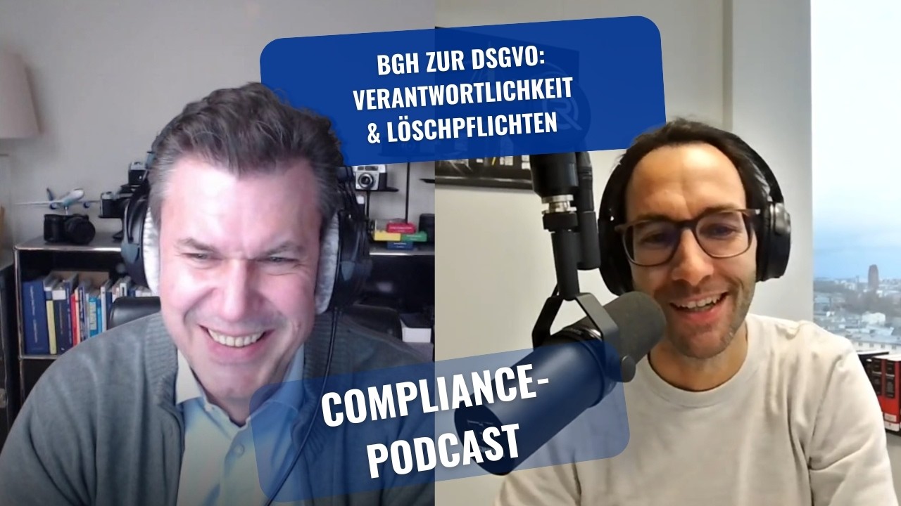 S05E02: Datenschutz bis zum Exzess? BGH zur Verantwortlichkeit und Auftragsdatenverarbeitung