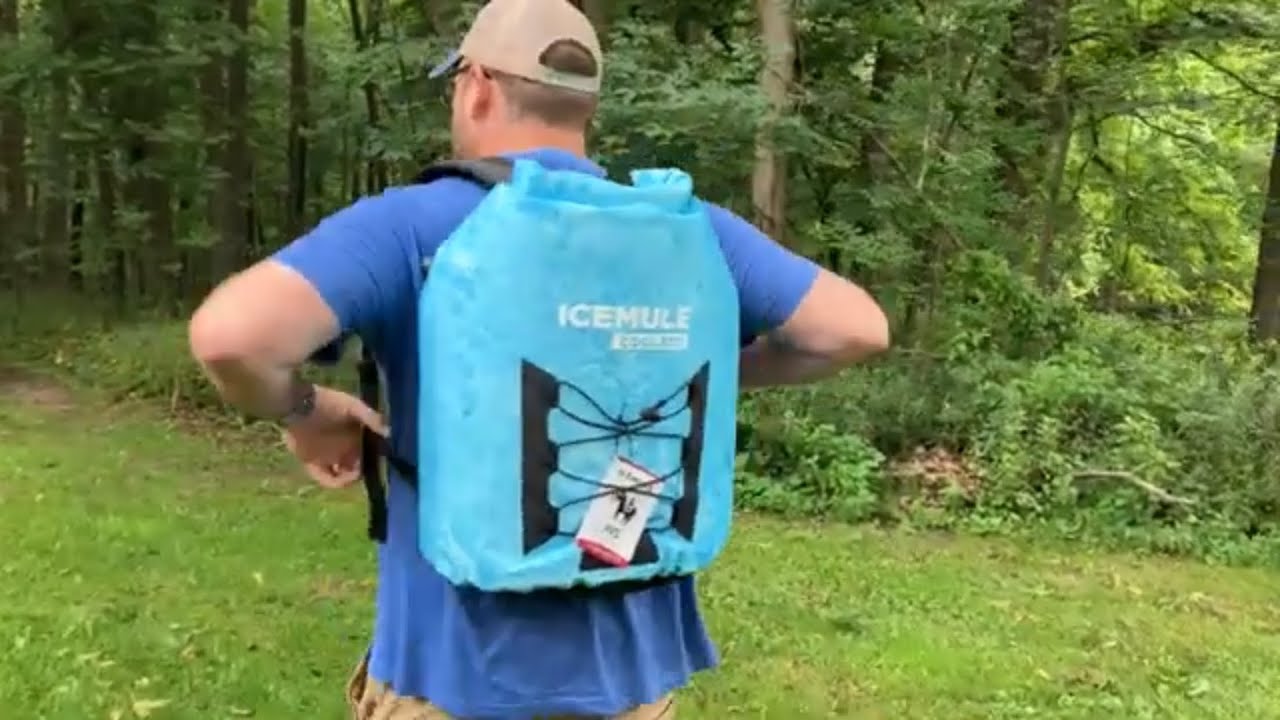IceMule Pro Large Realtree Wave 23L Backpack Cooler