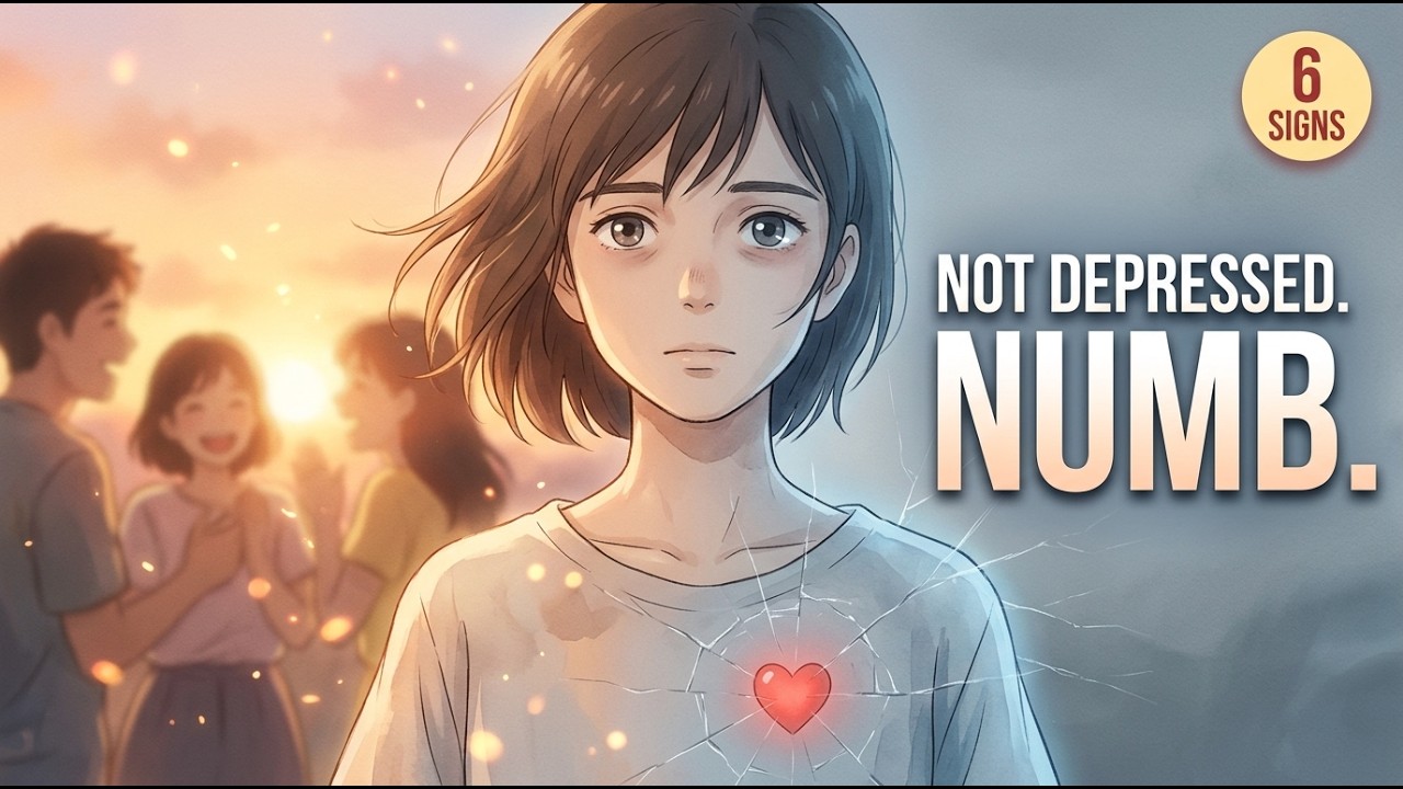 You’re Not Depressed… You’re Emotionally Numb (6 Signs Explained)