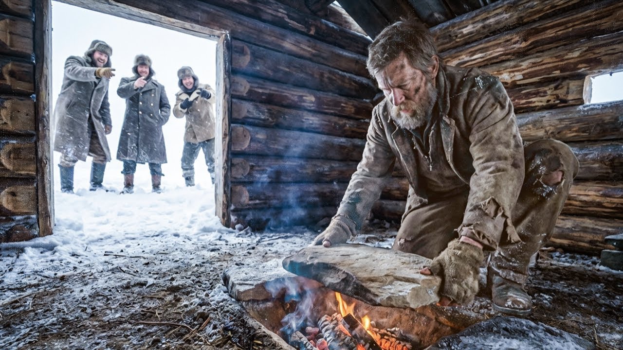 Settlers Laughed When He Ran His Chimney Under the Floor—Until His Cabin Stayed 50° Warmer All Night