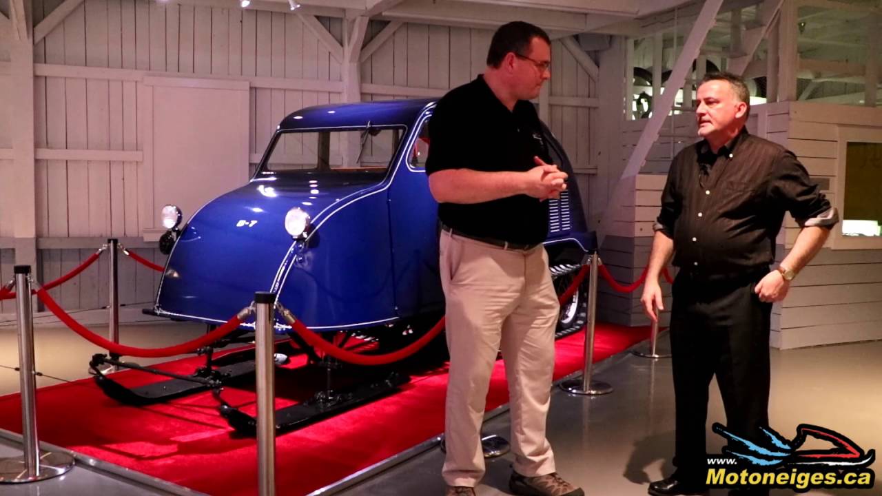 Visite du garage de l'Auto-Neige Bombardier Snowmobile