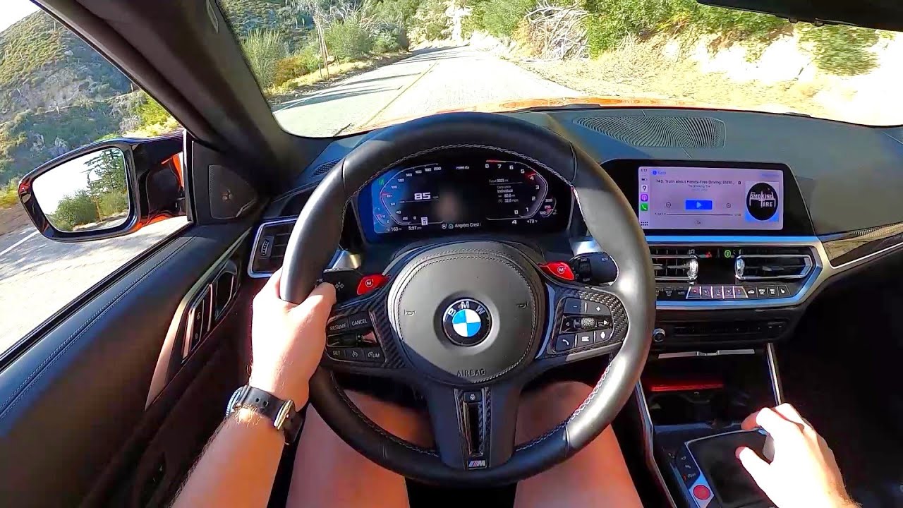 2022 BMW M4 6-Speed Manual - POV Test Drive (Binaural Audio)