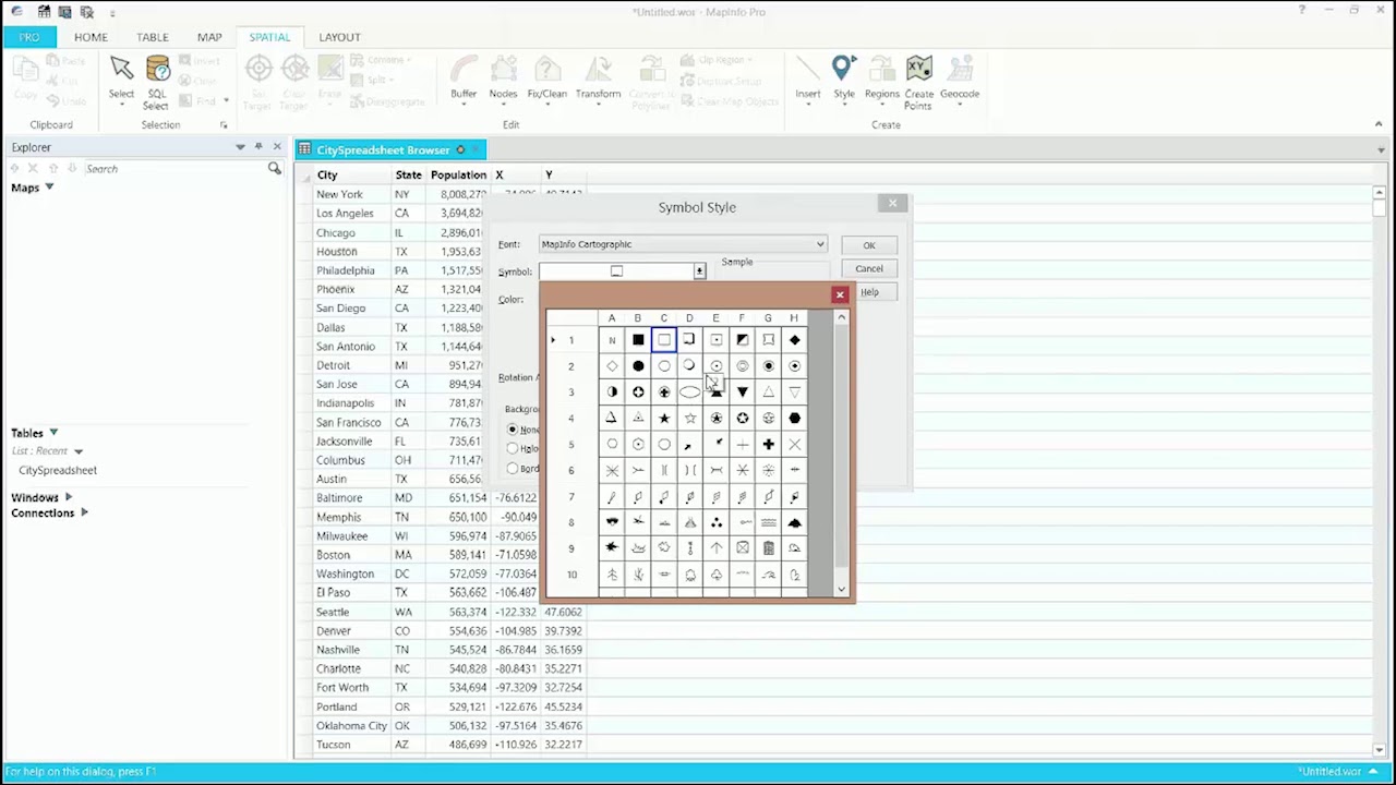 CRITCHLOW   Introduction to MapInfo Pro