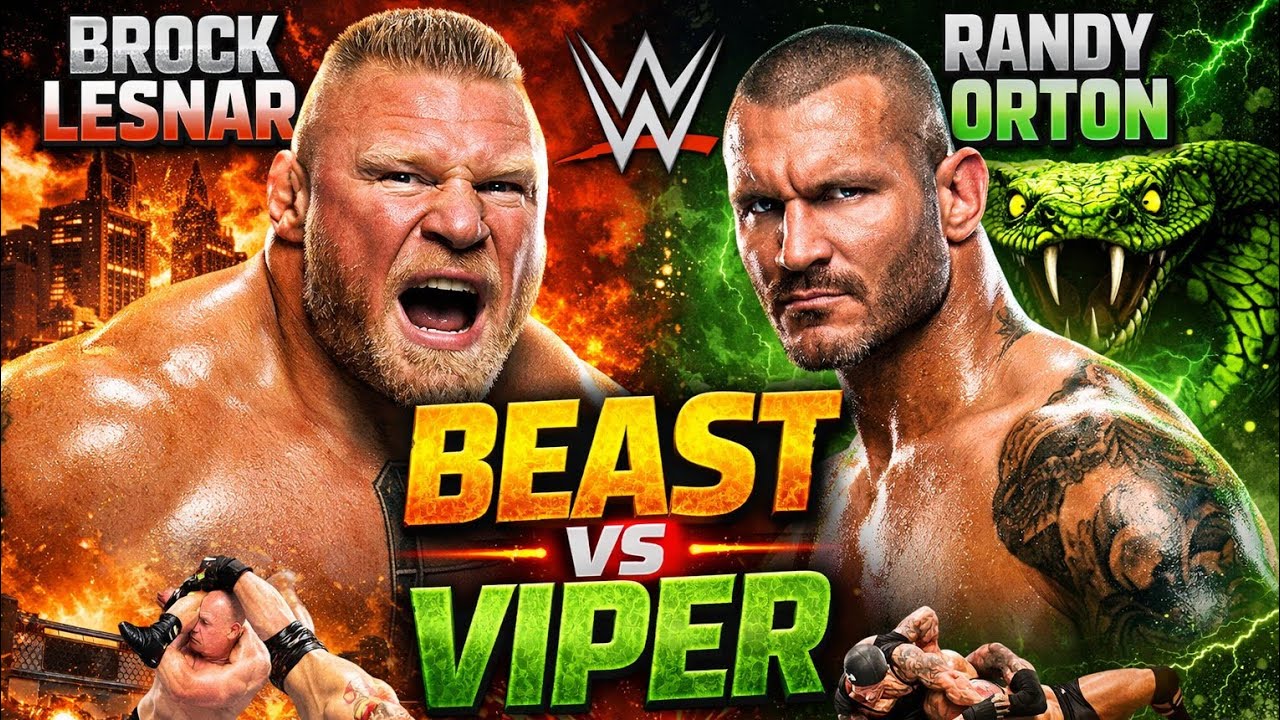 Randy Orton vs Brock Lesnar – CRAZY Finish 💥#WWE #BrockLesnar #RandyOrton #WWEMatch#Wrestling#WWERaw