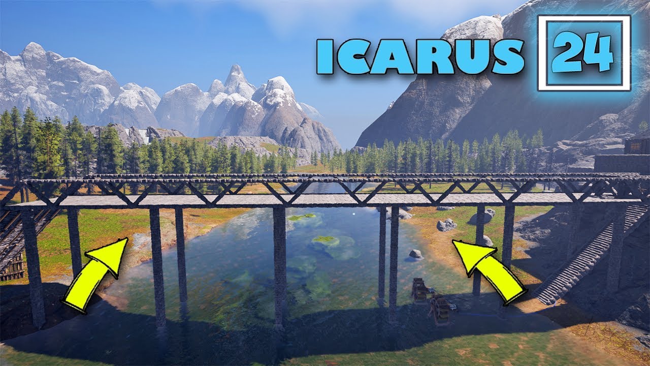 САМЫЙ БОЛЬШОЙ МОСТ - Выживание - Открытый Мир - Icarus - RTX 4090 - Часть 24