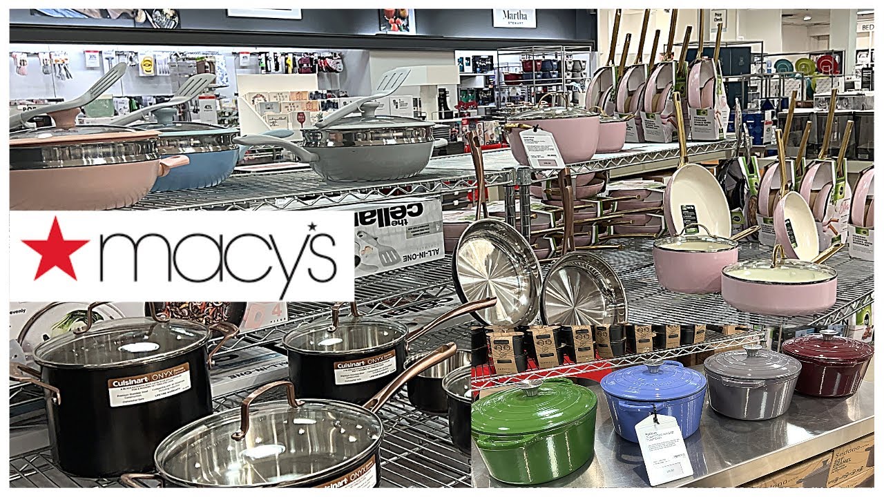 MACY'S KITCHENWARE On SALE|| MACY'S Up to 70% off - KITCHEN COOKWARE SETS || SHOP WITH ME