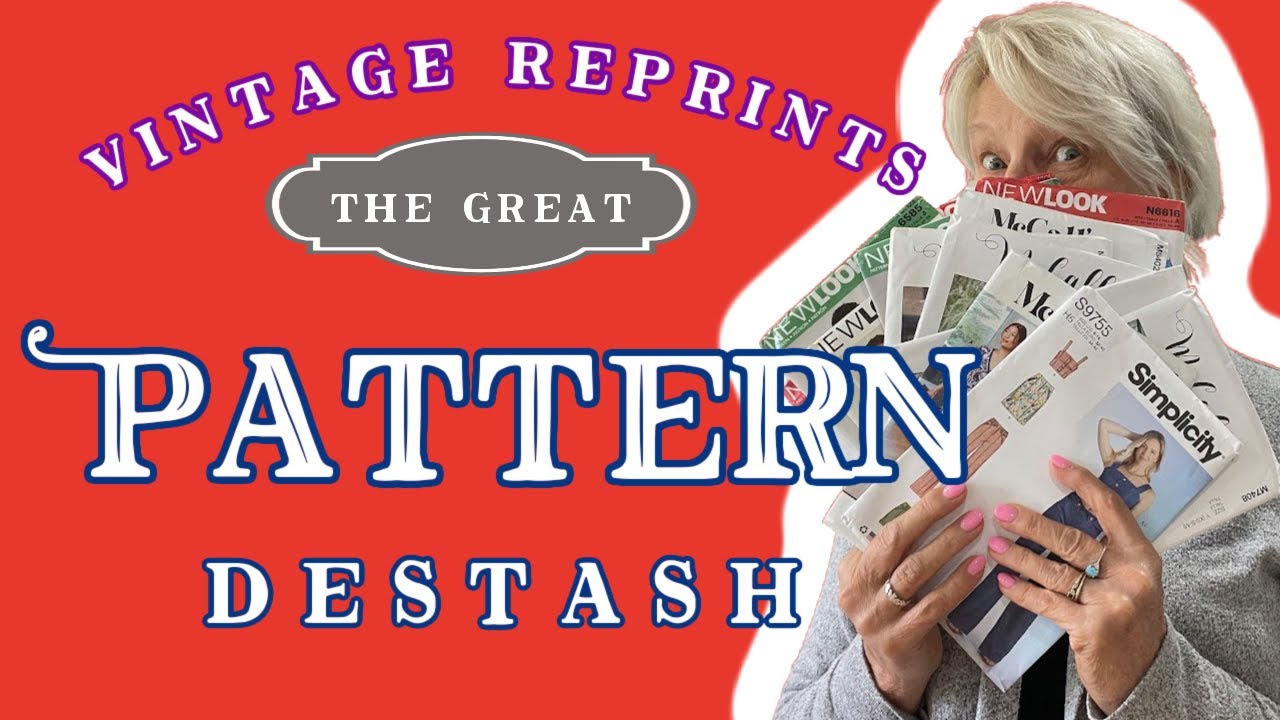 THE GREAT PATTERN DESTASH:  So Long, Vintage Reprints!