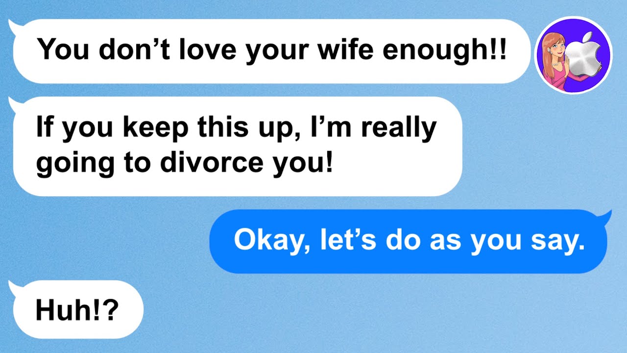 【Apple】My wife kept threatening divorce... I endured it all, but I've reached my limit!! [Jumbo]