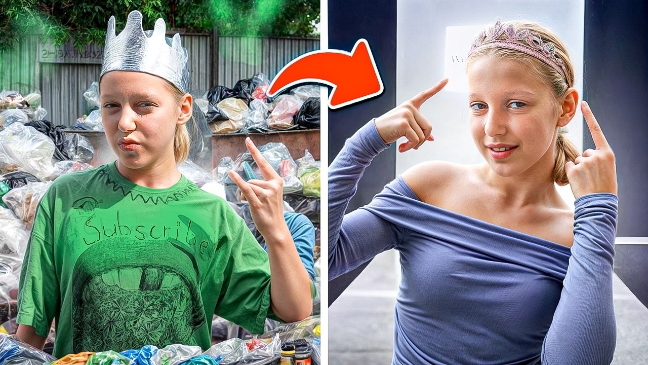 DE LA FĂRĂ ADĂPOST LA MODEL în 24 de ore! Povestea transformării Amelkăi!