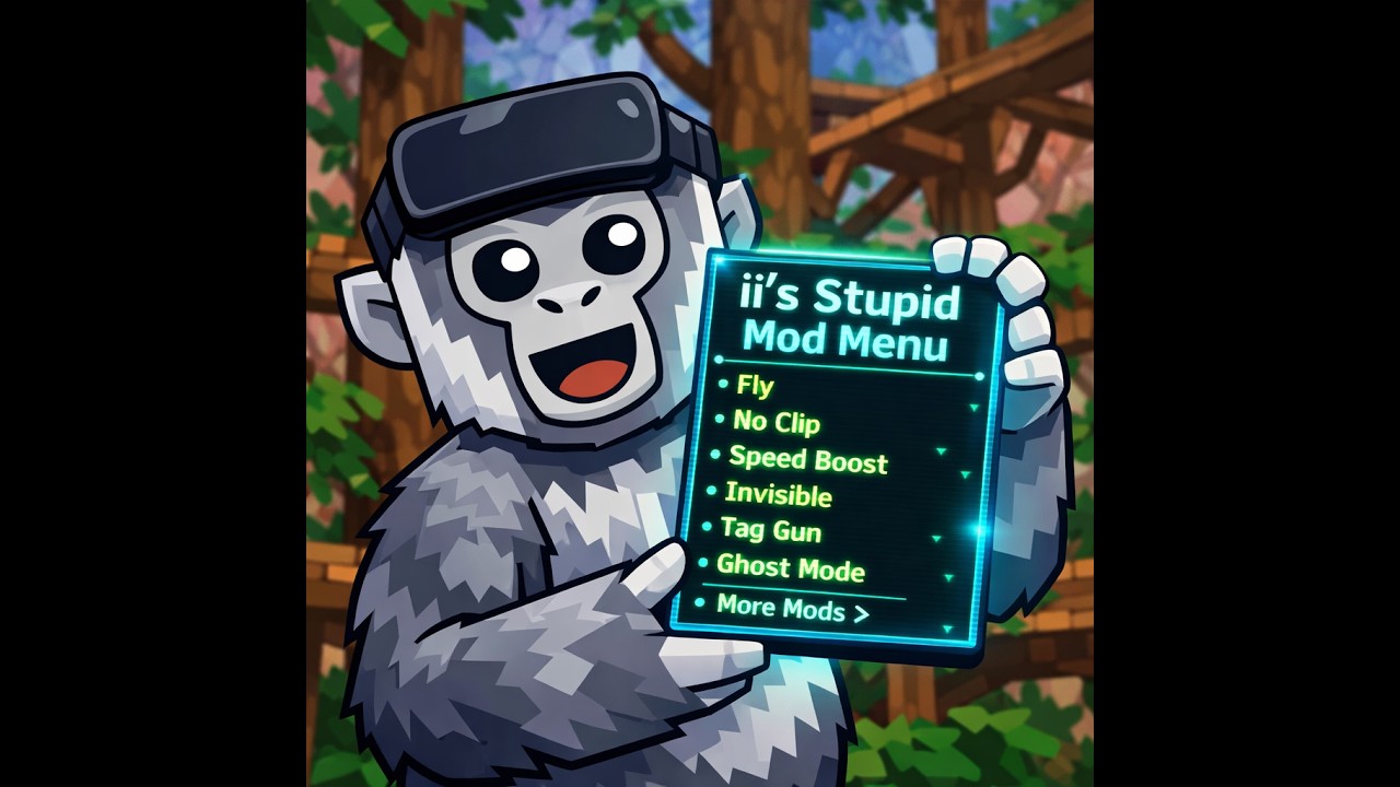 How to download ii's Stupid Menu For Gorilla Tag 2025!