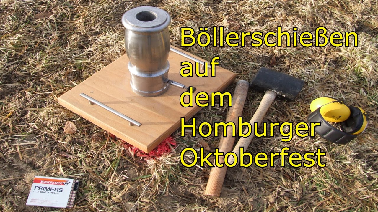 Böllerschießen auf dem Homburger Oktoberfest