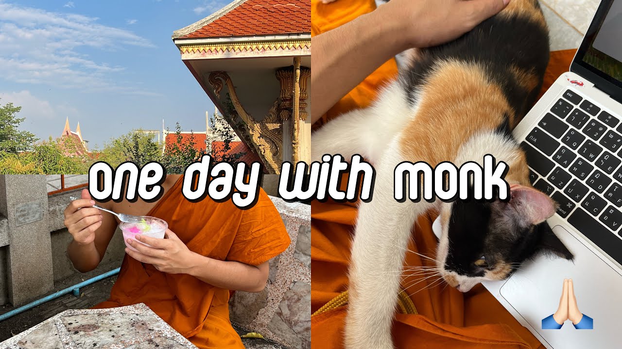 Vlog 8 | One day with me ( monk ) |  ชีวิตในหนึ่งวันของพระ ทำอะไรบ้าง??