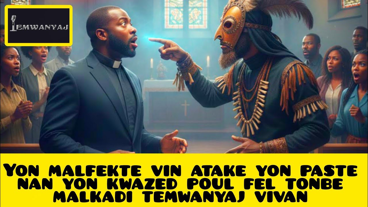 Yon malfekte vin atake yon paste nan yon kwazed poul fel tonbe malkadi temwanyaj vivan 