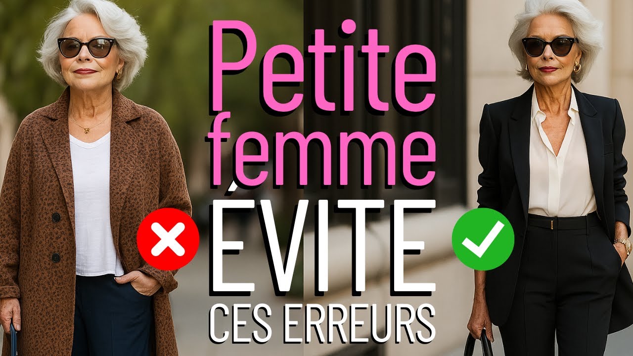 13 erreurs de mode que les femmes petites de plus de 50 ans doivent éviter