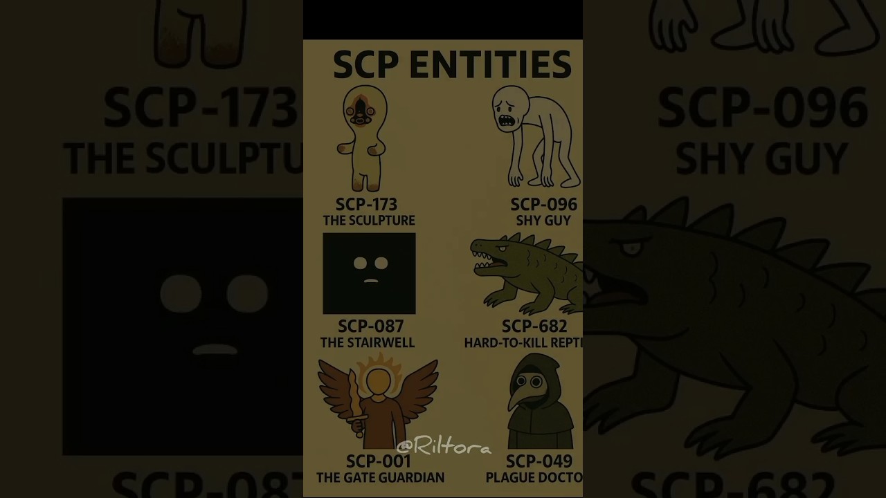 part-1 🌎 SCP Entities 😱 #shorts