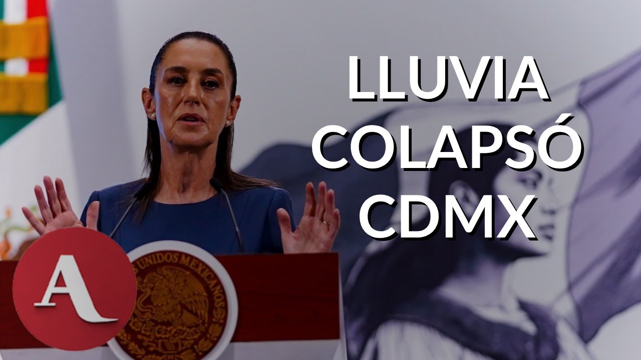 Sheinbaum explica por qu&eacute; se inunda la CDMX