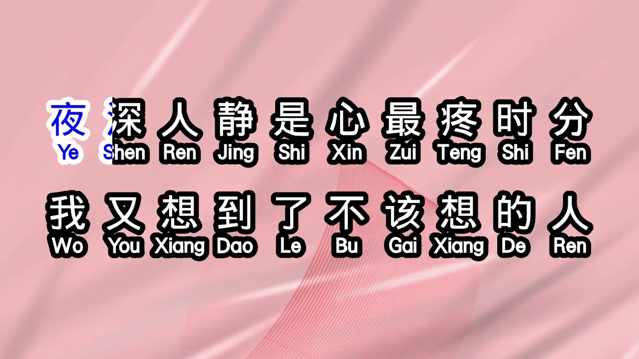 许丽静  《 累了痛了不爱了 》  lei le tong le bu ai le