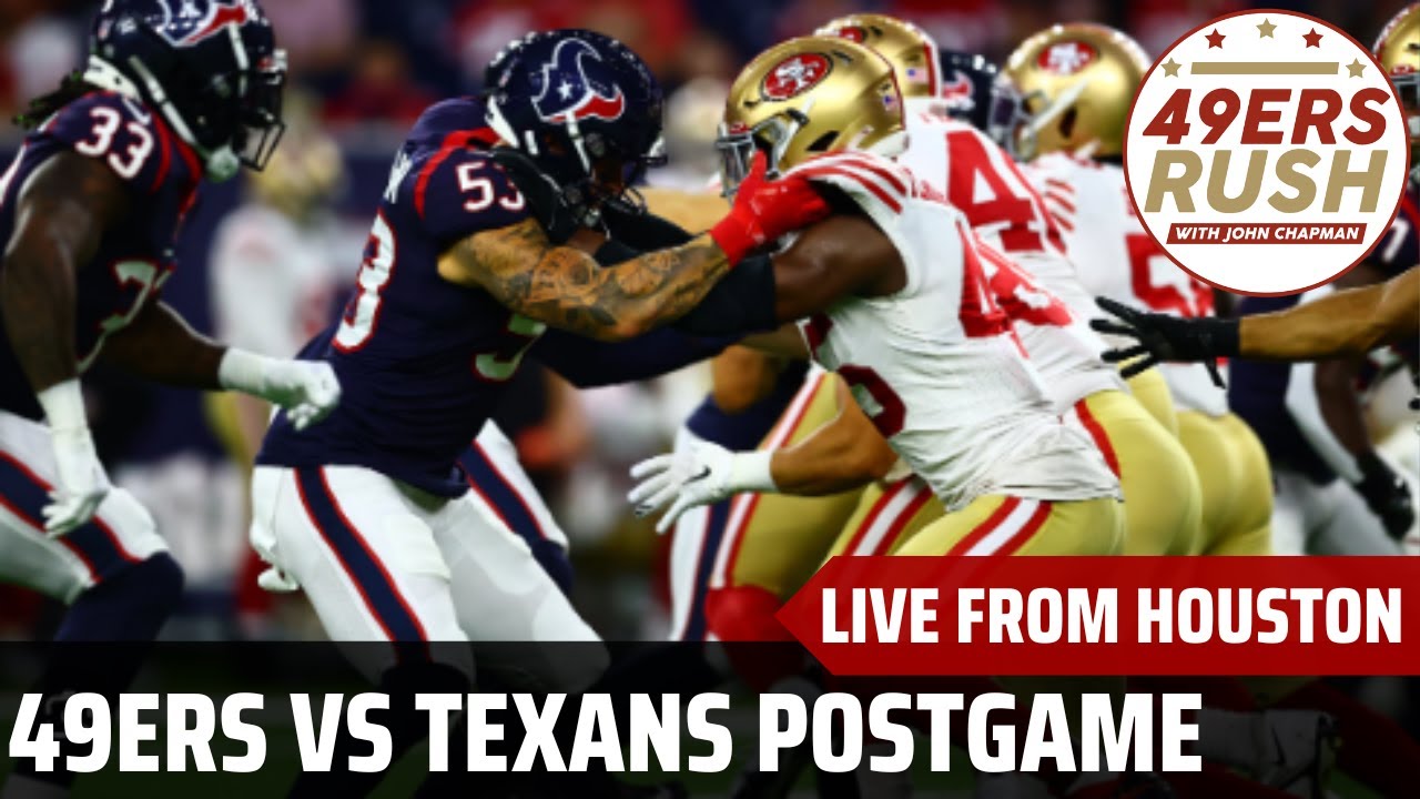49ers против Texans: послематчевая трансляция из Хьюстона