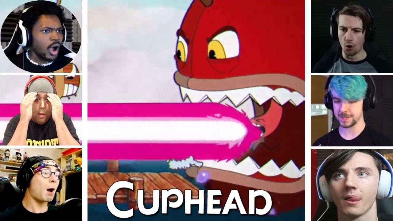 Let's Players Reaction To Captain Brineybeard (Boss) Last Phase | Cuphead