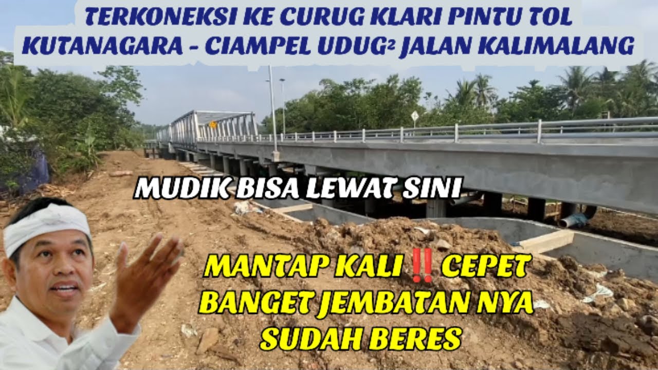 LUARBIASA‼️PENGERJAANNYA SANGATCEPAT RAPIH JEMBATANCITARUM PENGHUBUNG CURUG KLARI CIAMPEL KALIMALANG