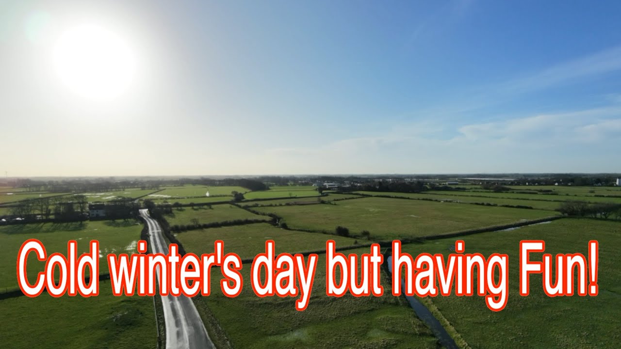 Cold winter's day but having fun