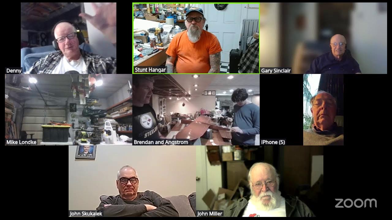 Stunt Hangar's Zoom Meeting