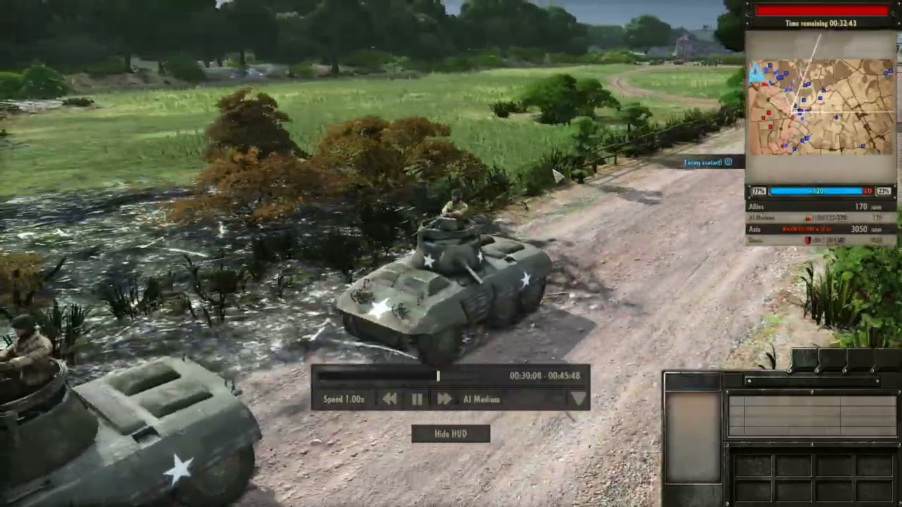 Sublime Shoutcast Steel Division Normandy 44 91st Luftlande vs Medium 3rd Armored Part 2