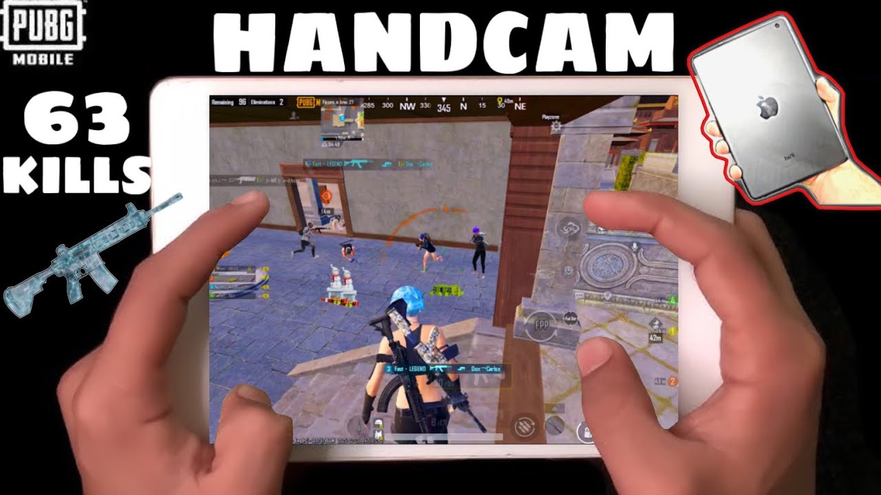 63 kills😱iPad mini 5 60 FPS😍Rush gameply with HANDCAM🔥PUBG Mobil | Bgmi test in iPad mini 5 in 2025🫶