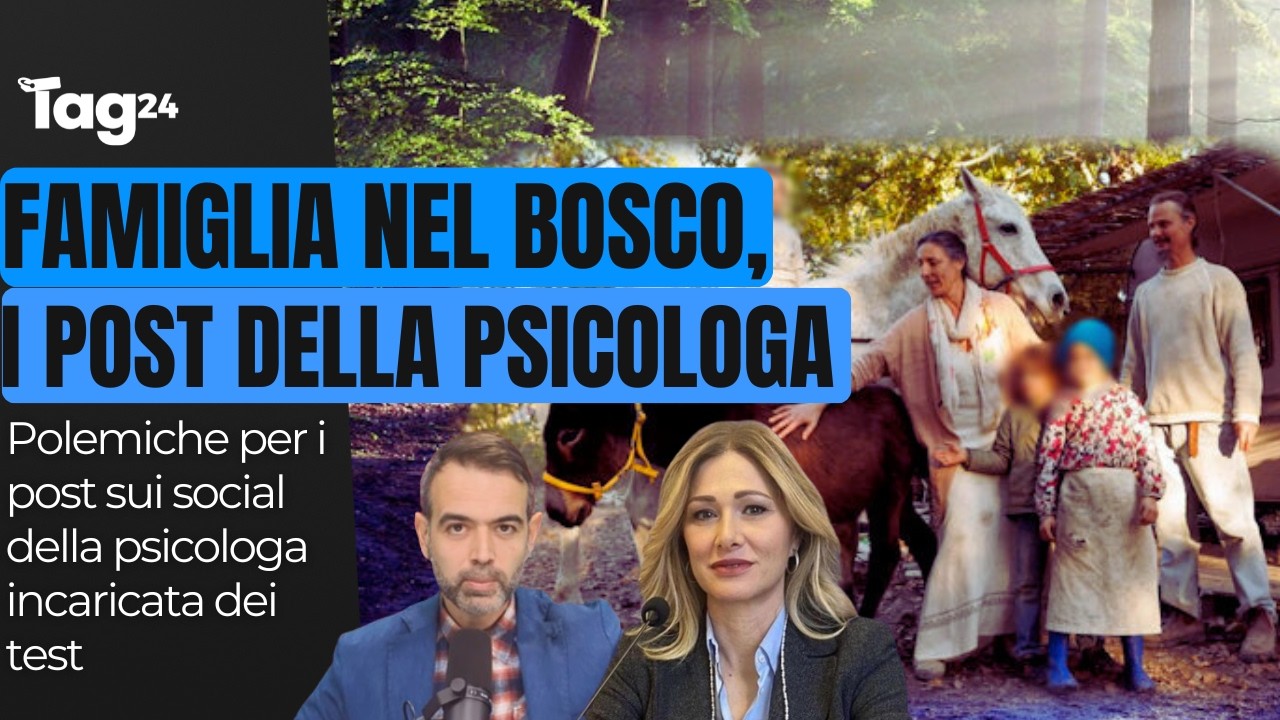 Famiglia del bosco, bufera sulla psicologa che fa i test sui genitori: scriveva post contro di loro