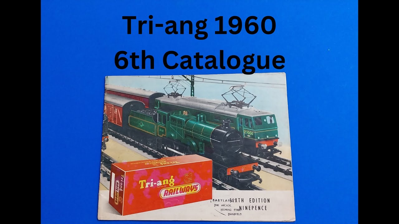 Triang 1960 6th Ed model railway catalogue full look through from Mangley Town #ModelRailway #Hornby