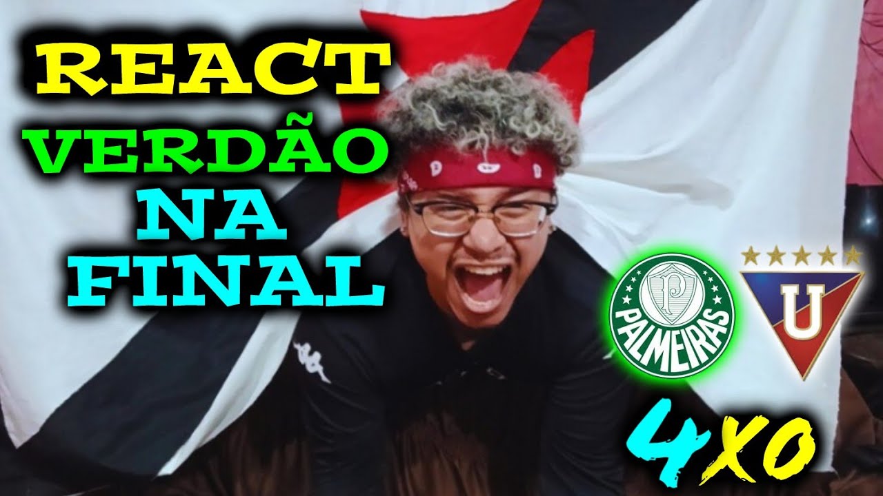 🗣🔞 REACT PALMEIRAS 4X0 LDU | MELHORES MOMENTOS | CLÁSSIFICAÇÃO HISTÓRICA ( LIBERTADORES 25 )