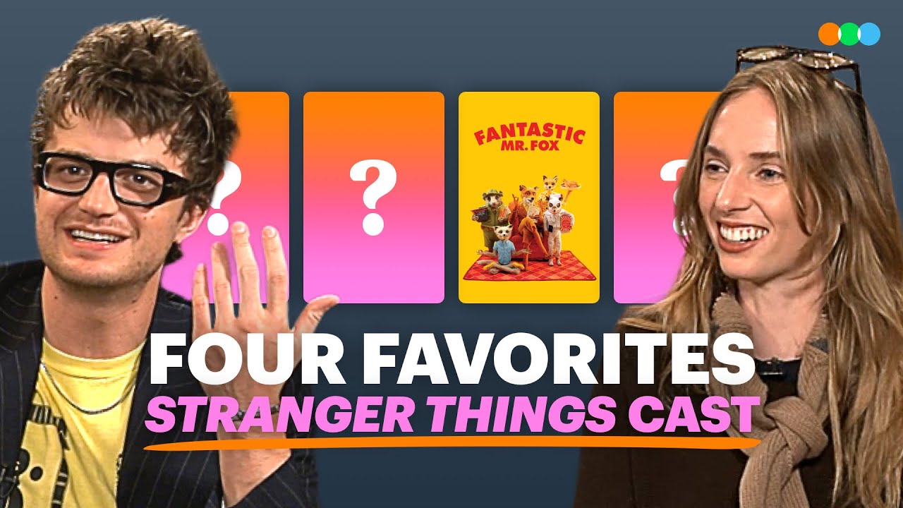 Four Favorites with Joe Keery, Maya Hawke, Natalia Dyer and Charlie Heaton (Stranger Things)