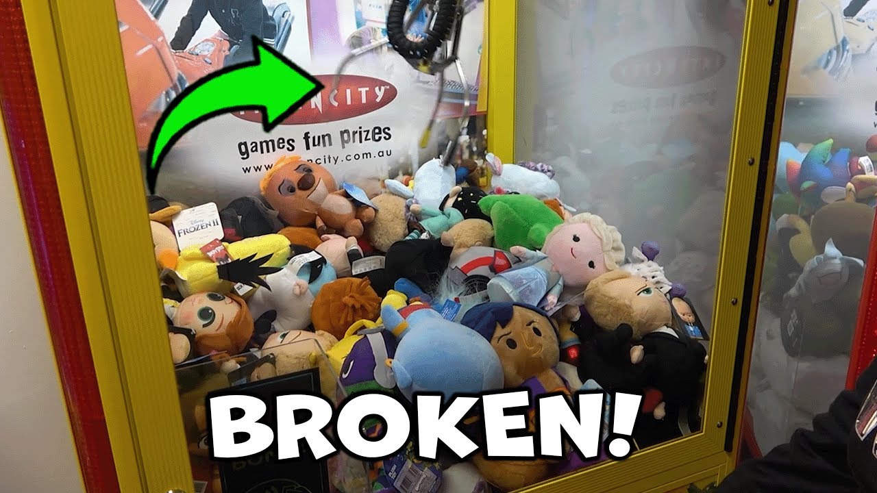 Can we WIN a prize from a BROKEN Claw Machine?