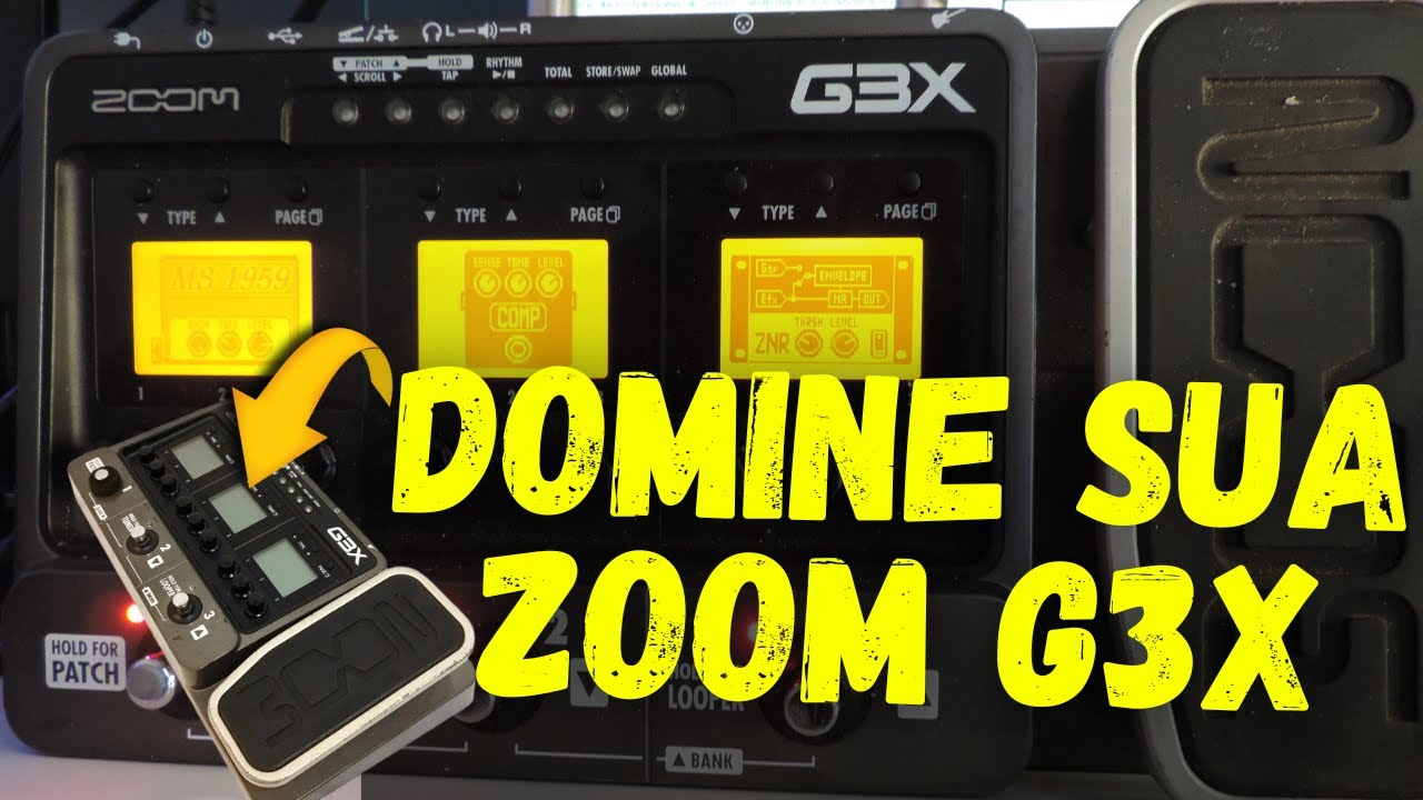 Como Transformar Sua Zoom G3X em uma Máquina de Timbres