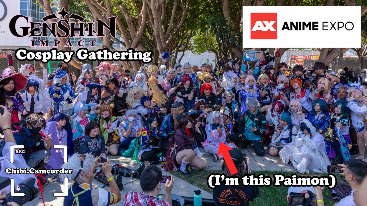 Genshin Impact Cosplay Gathering at AX2024