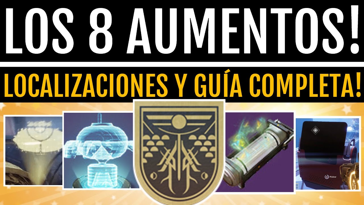 LOCALIZACIÓN de TODOS LOS 8 AUMENTOS! 