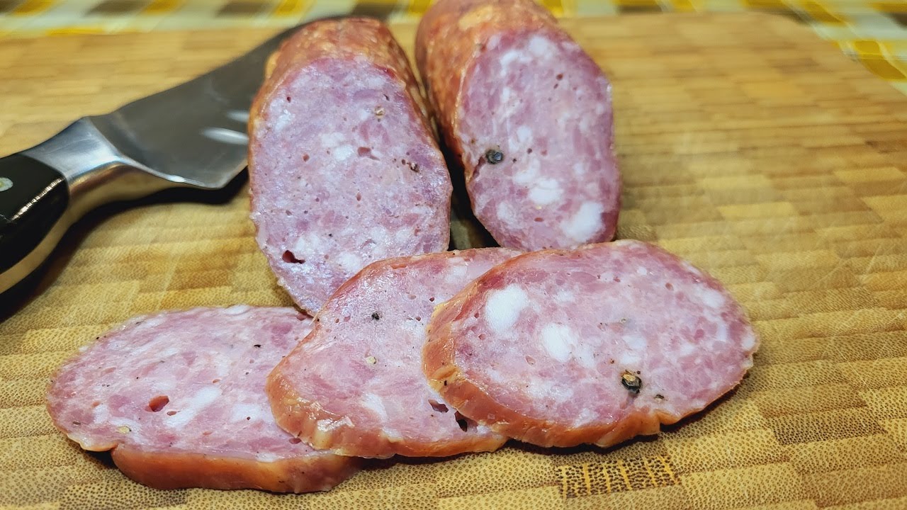 💥 СЕРВЕЛАТ КЛАССИЧЕСКИЙ ПОЛУСУХОЙ | Как приготовить сервелат своими руками. Готовим колбасы в су-вид