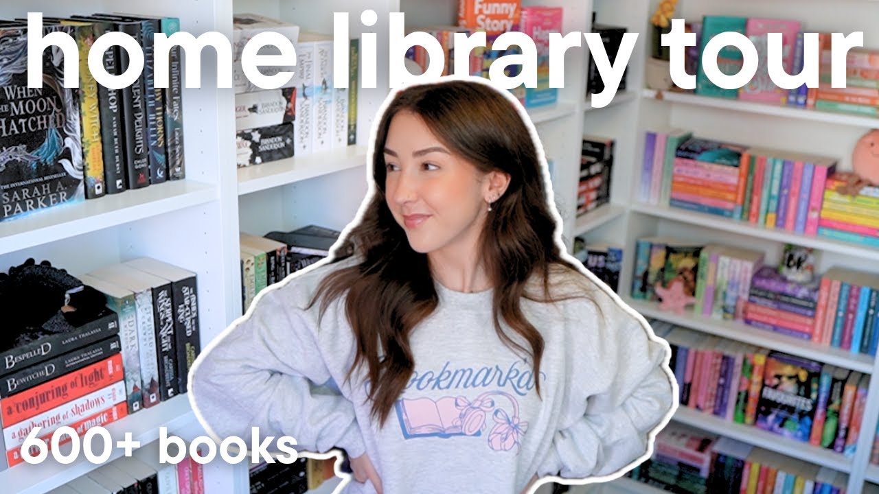 home library tour📖✨ every book on my bookshelves, bookshelf tour
