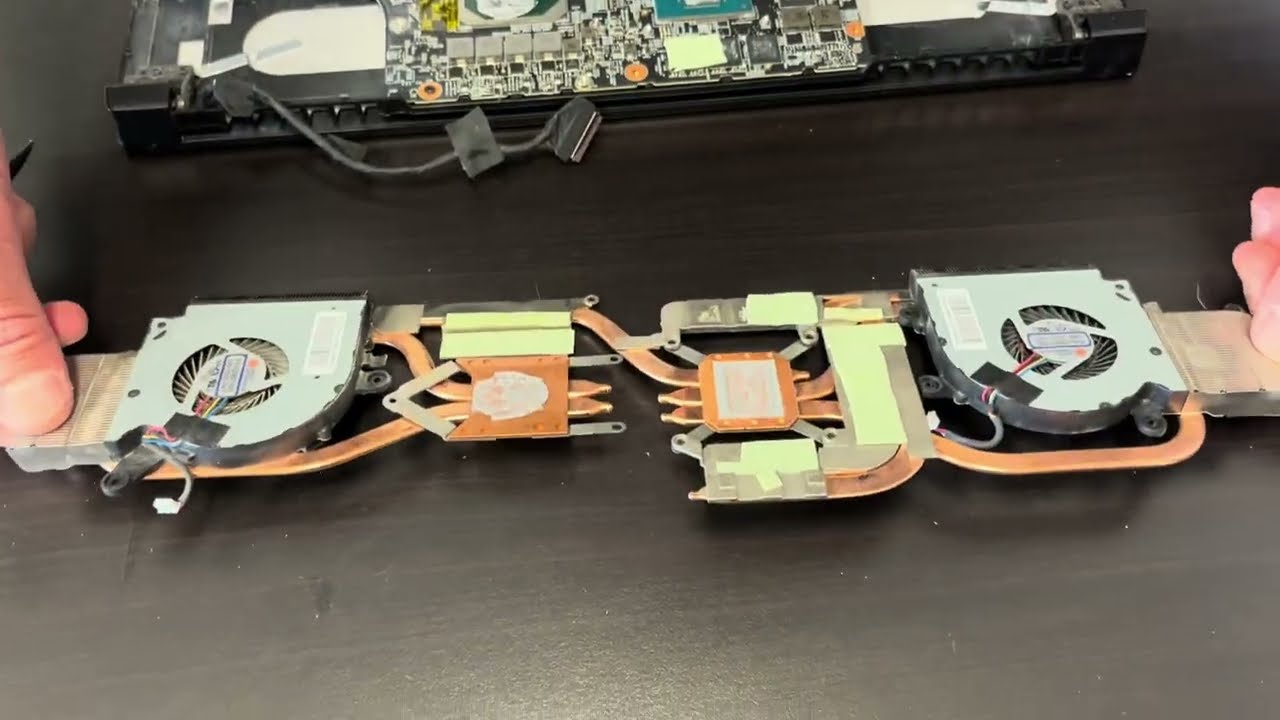 DIY Cooling Fans Repair MSI Gaming Laptop. Fix overheating. Replace noisy fan. Complete instructions