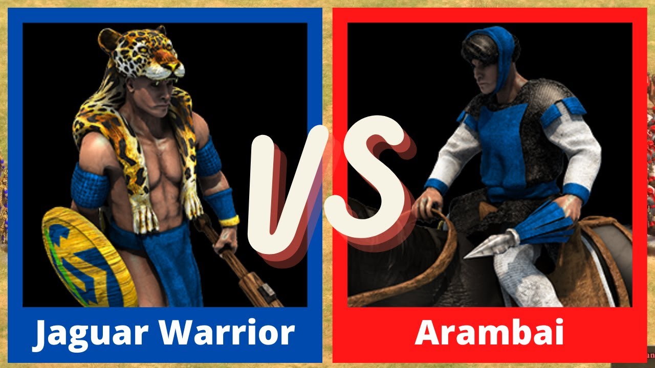 60 Jaguar Warrior VS. 60 Arambai (Aztecs VS Burmese) - Age of Empires 2: Definitive Edition