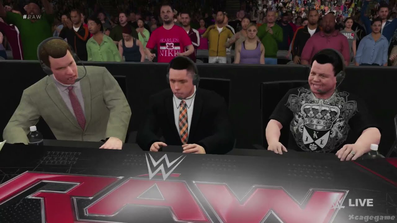 WWE 2K16 - WWE Universe Mode Gameplay  [ 60fps 1080p ]