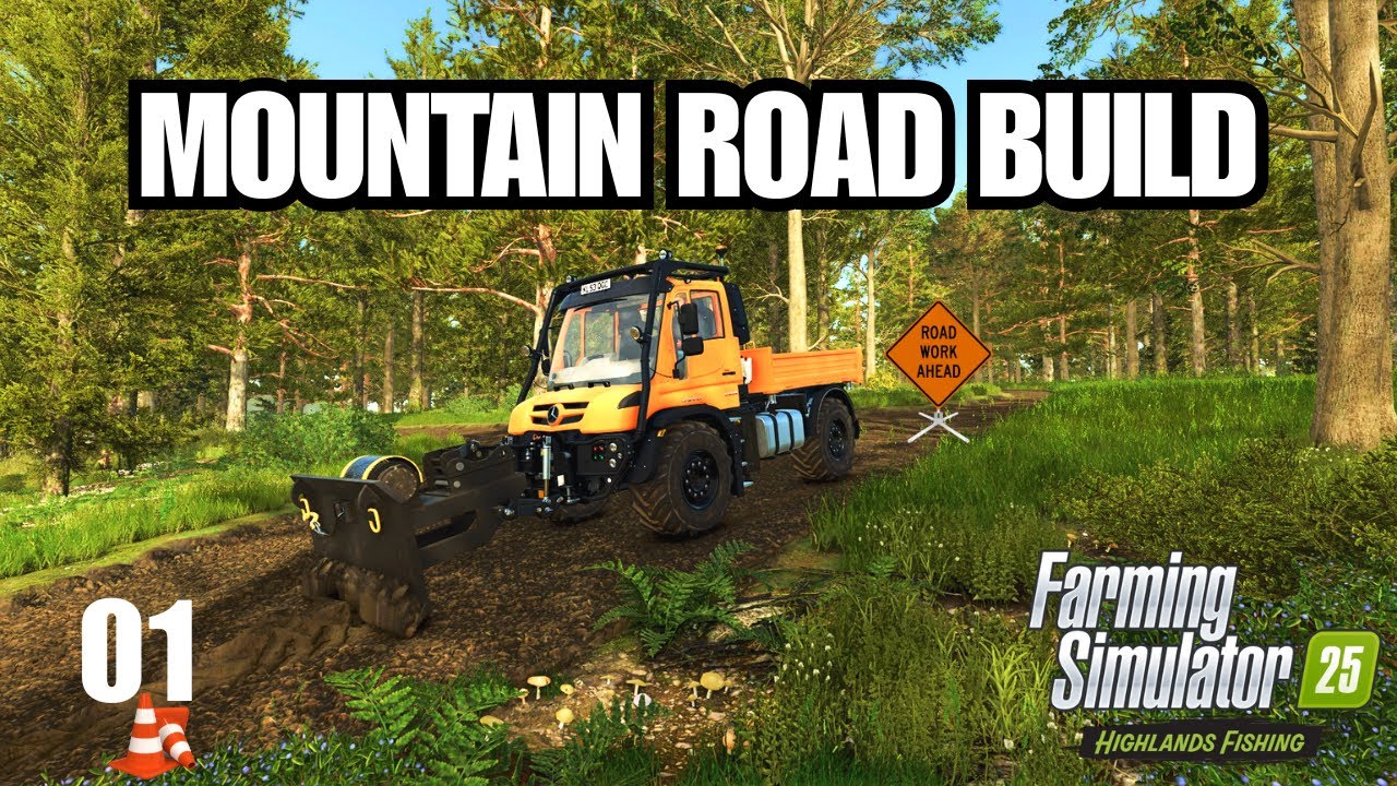 Making a Forest Road in Kinlaig | Resort Build | #farmingsimulator25