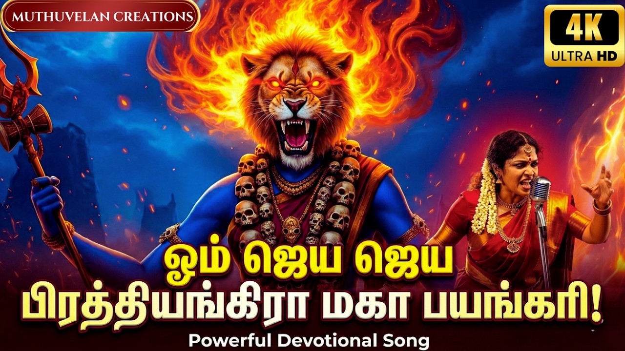 பிரத்தியங்கிரா மகா பயங்கரி Powerful Devotional Song #tamil #astrology #love #prathiyangira #facts