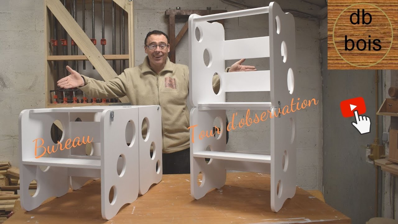 Fabriquer une tour d observation transformable en bureau