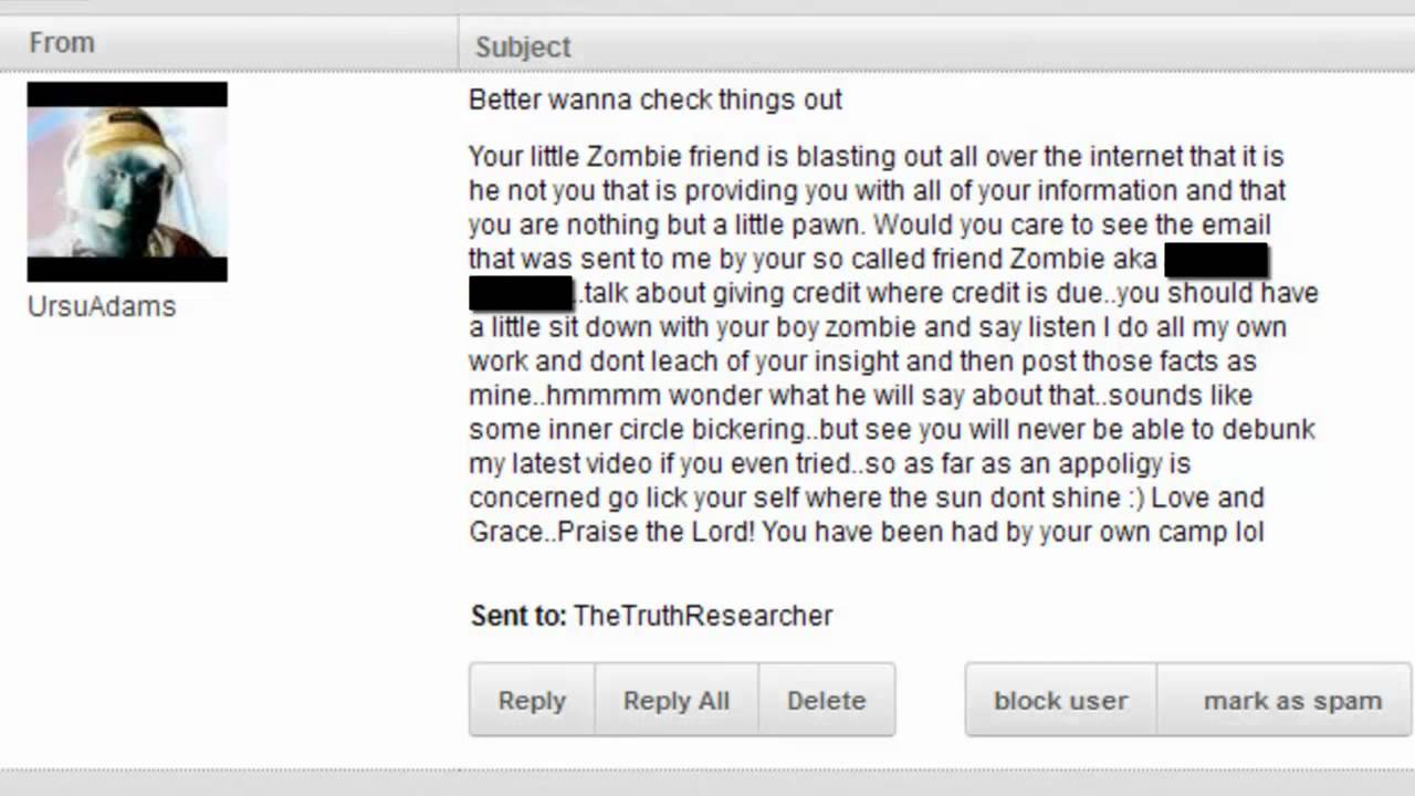 DonnyGillson UrsuAdams: Bullying & Harassment - The Abuse of Personal Messaging