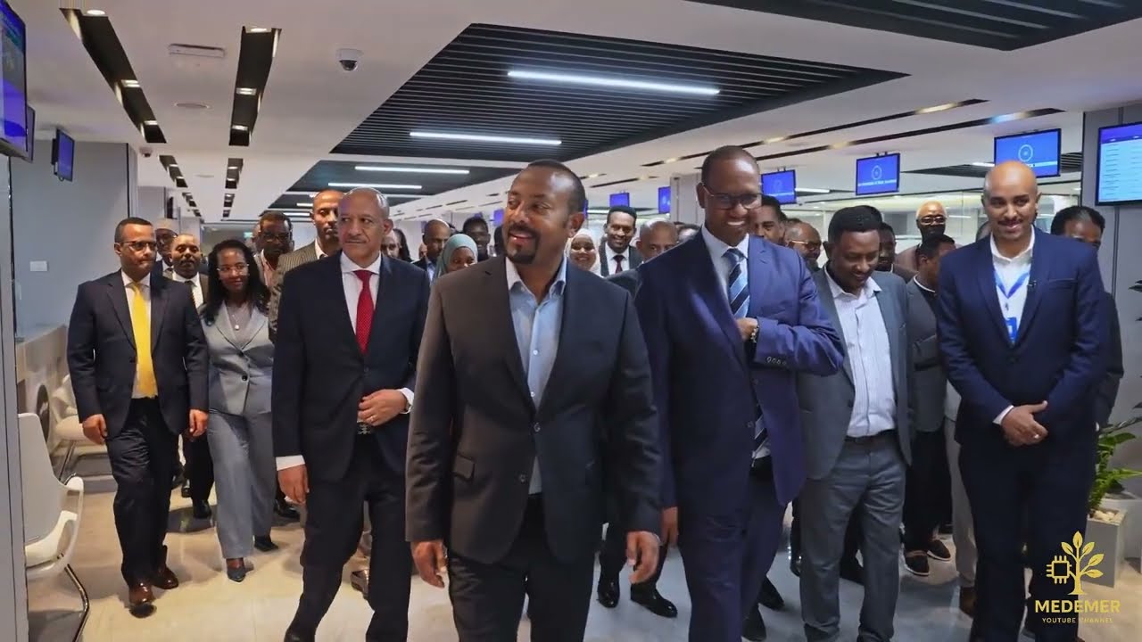 Abiy Ahmed | At the Mesob One-Stop Service Center | ጠቅላይ ሚኒስትር ዐቢይ አሕመድ (ዶ/ር)