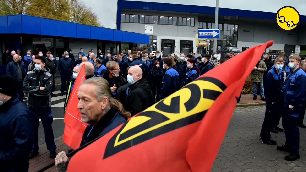 Protest bei der Aerzener Maschinenfabrik