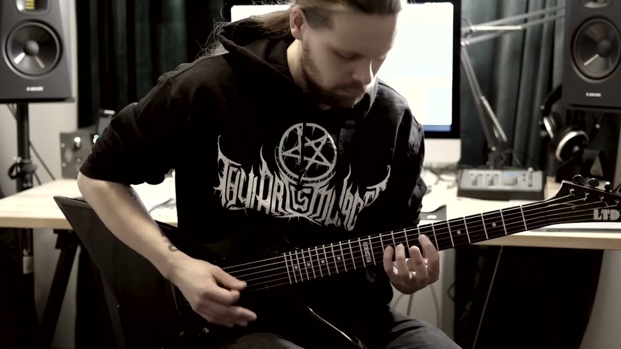 Melodic metal song playthrough [LTD EX-400, Kemper]