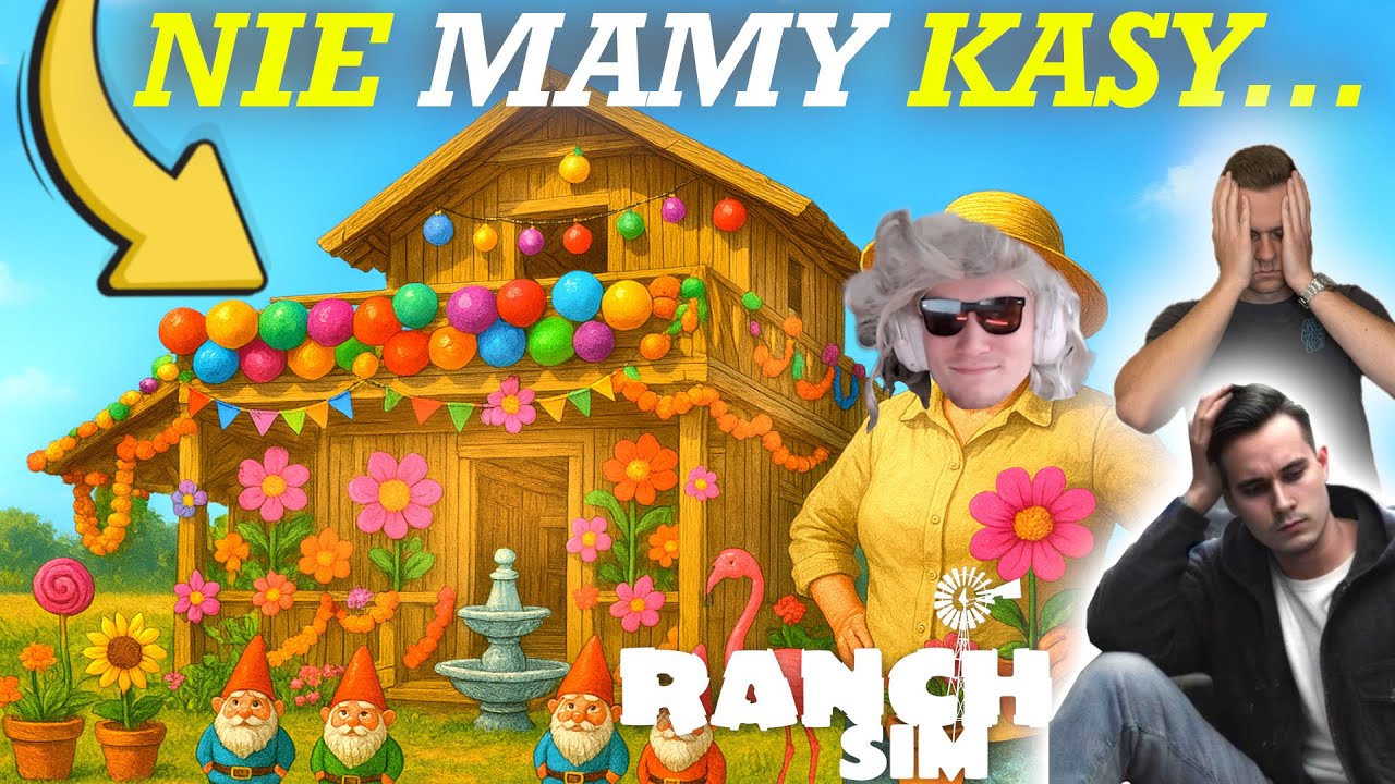 MAMY 0$ NA KONCIE 😱 TO PRZEZ OZDOBY JANINY 😭 POWOLI BANKRUTUJEMY... | Ranch Simulator