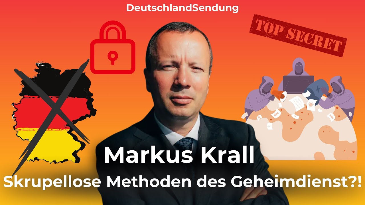 Markus Krall - die gef&auml;hrlichen Methoden des DEUTSCHEN Geheimdienst?! Statement